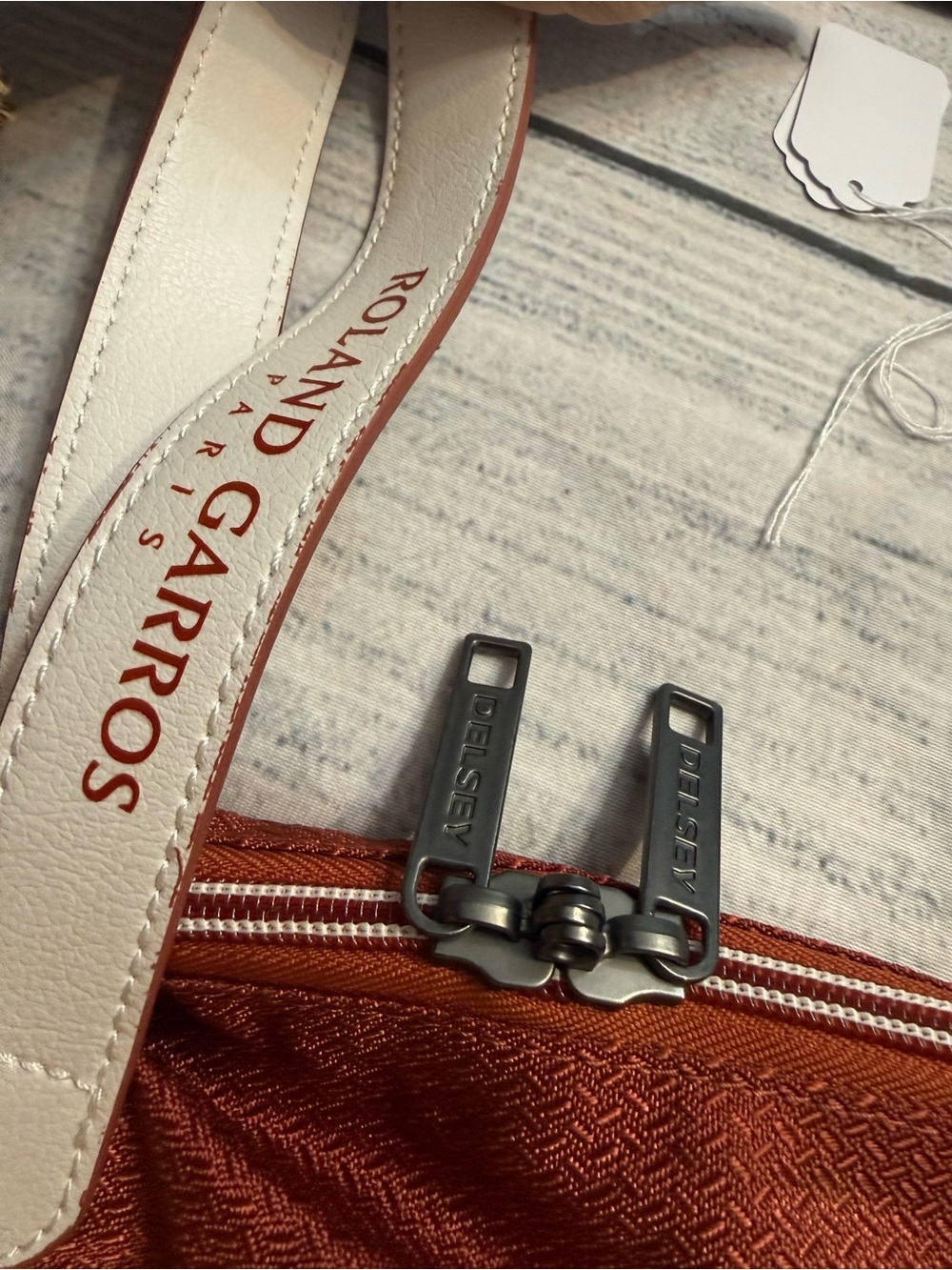Delsey Roland Garros Chatelet Air Soft Tote Bag Terracotta 🌟 - Picture 5 of 7